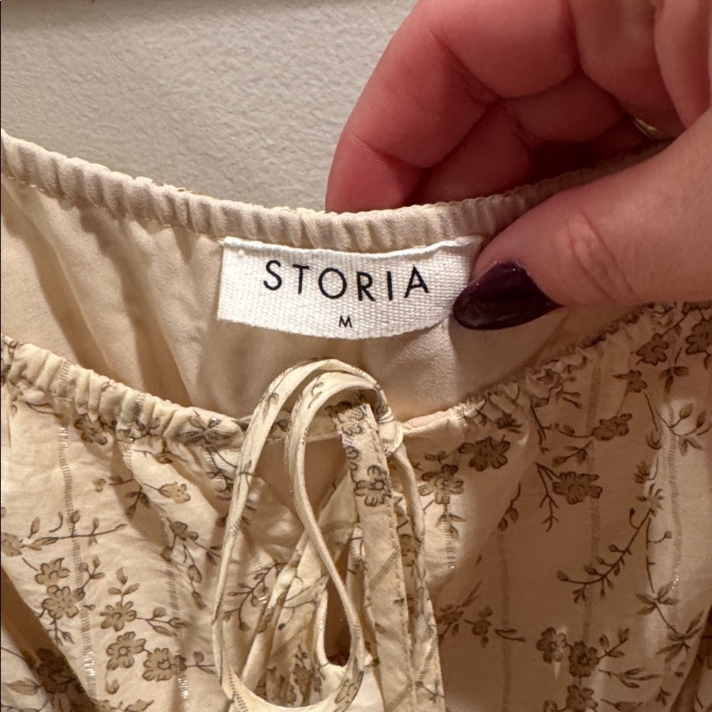 Storia Floral Midi Dress Medium - Picture 9 of 12
